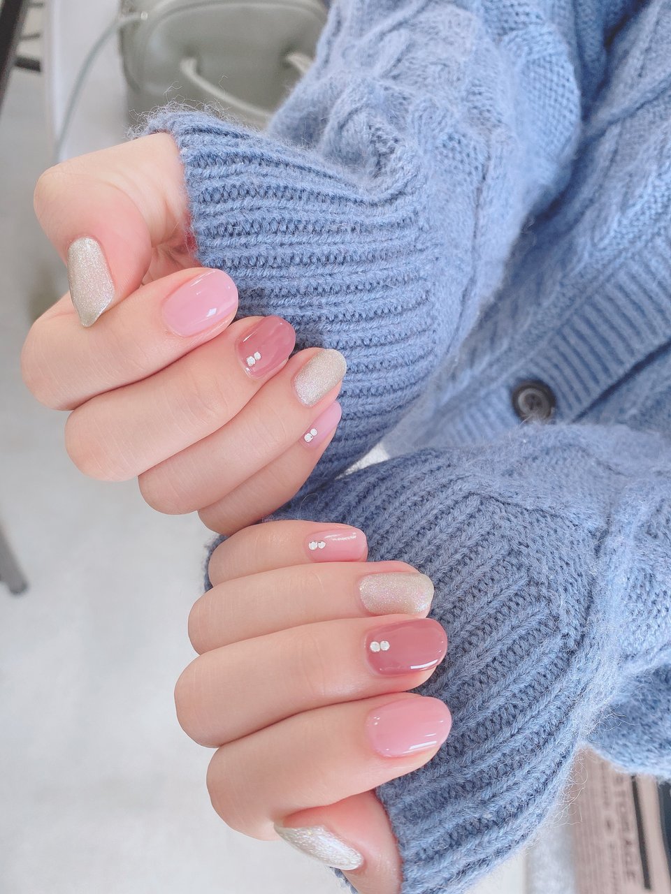 オールシーズン オフィス デート 女子会 ハンド N エヌプラス Nail Salonのネイルデザイン No ネイルブック