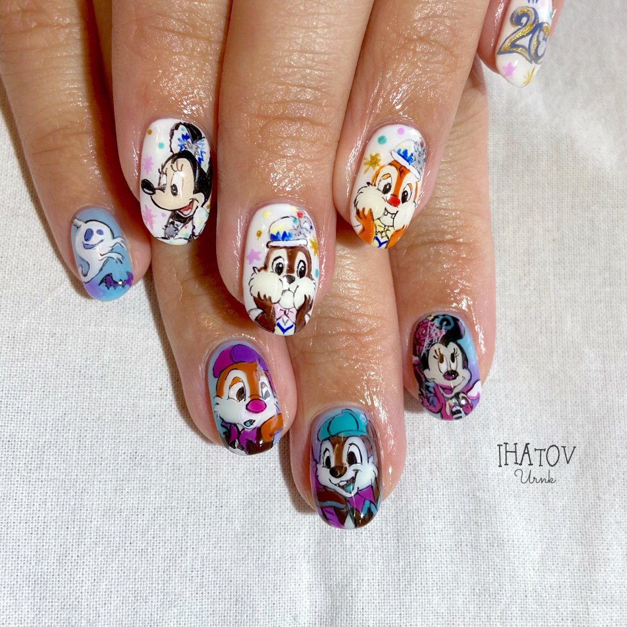 秋 旅行 ハロウィン ハンド 痛ネイル Ihatov Nailarts のネイルデザイン No ネイルブック