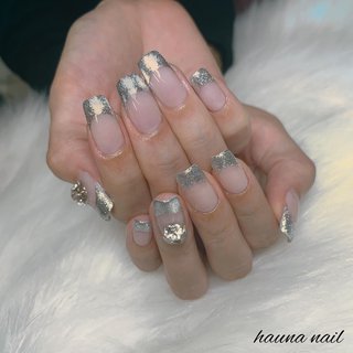 #ジェルネイル#gelnail #footnail #네일#네일아트 #フットネイル #スカルプネイル #nailbook_fan #深爪矯正 #秋ネイル#フラワーネイル #ニュアンスネイル #大理石ネイル#うねうねネイル#ミラーネイル#マグネットネイル#オーロラネイル#べっこうネイル#韓国ネイル#蝶々ネイル #ちょうちょネイル#ラテネイル#自宅サロン#昭島#立川#八王子#昭島自宅サロン#昭島ネイルサロン #オールシーズン #ブライダル #デート #ハンド #シンプル #フレンチ #ビジュー #ラメ #ミディアム #シルバー #ジェルネイル #お客様 #Haruna #ネイルブック