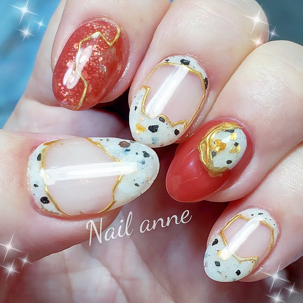 秋 ハンド セルフネイル Nail Anneのネイルデザイン No ネイルブック