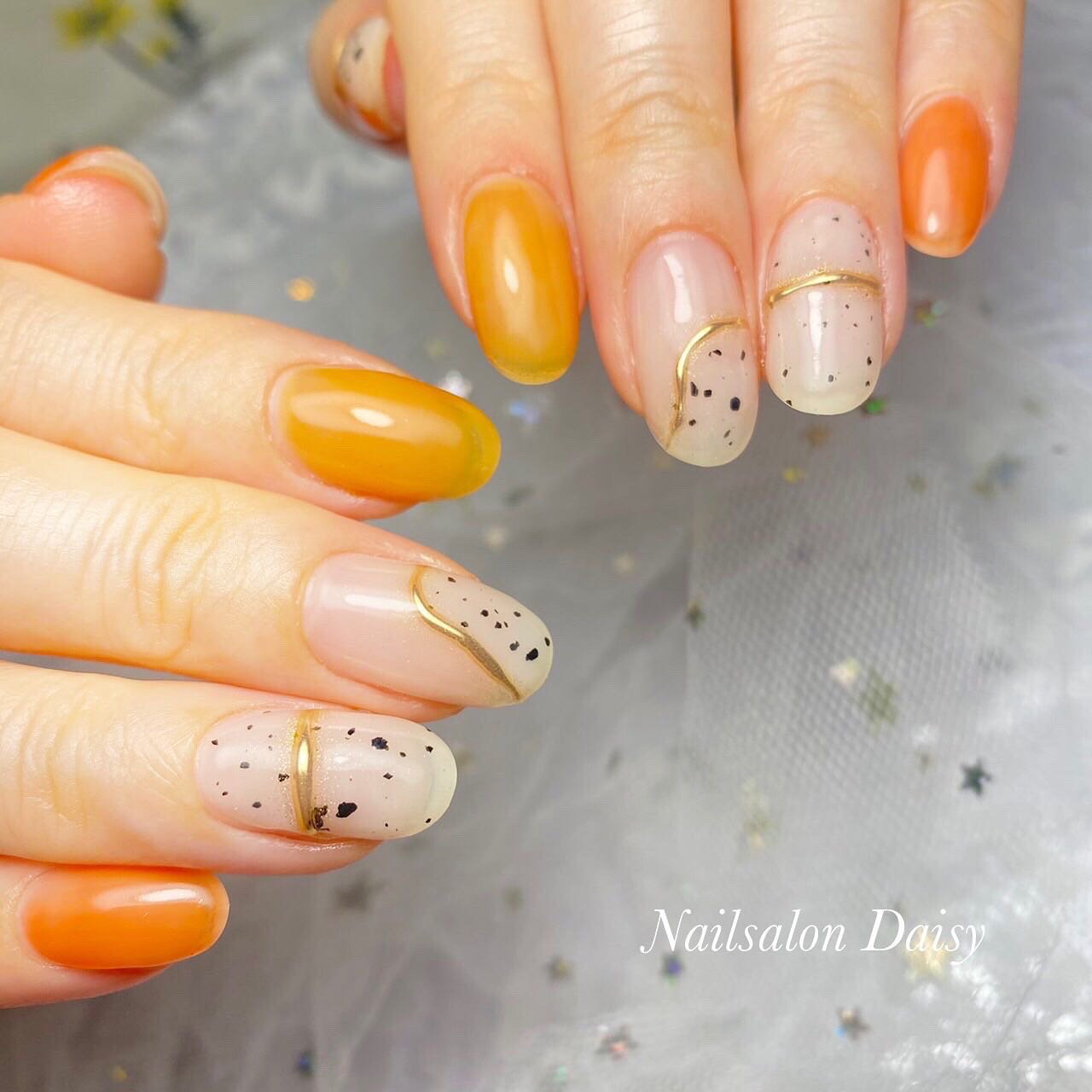秋 冬 ハロウィン ハンド アニマル柄 Nailsalondaisyのネイルデザイン No ネイルブック