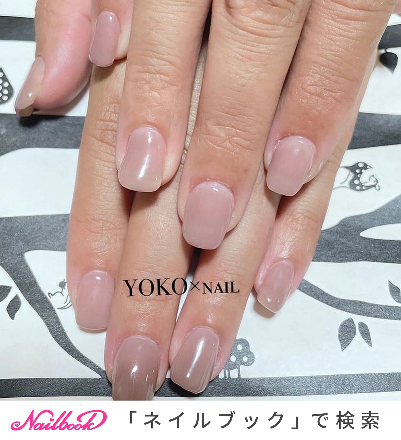 ピンク シアーカラーのネイルデザイン ネイルブック