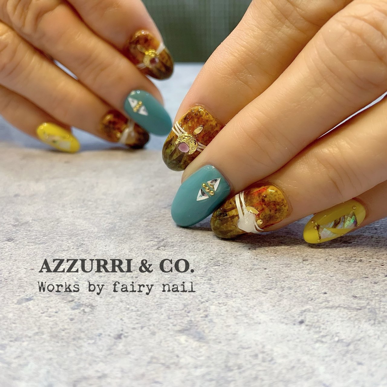 秋 冬 オールシーズン ハンド エスニック Fairy Nailのネイルデザイン No ネイルブック