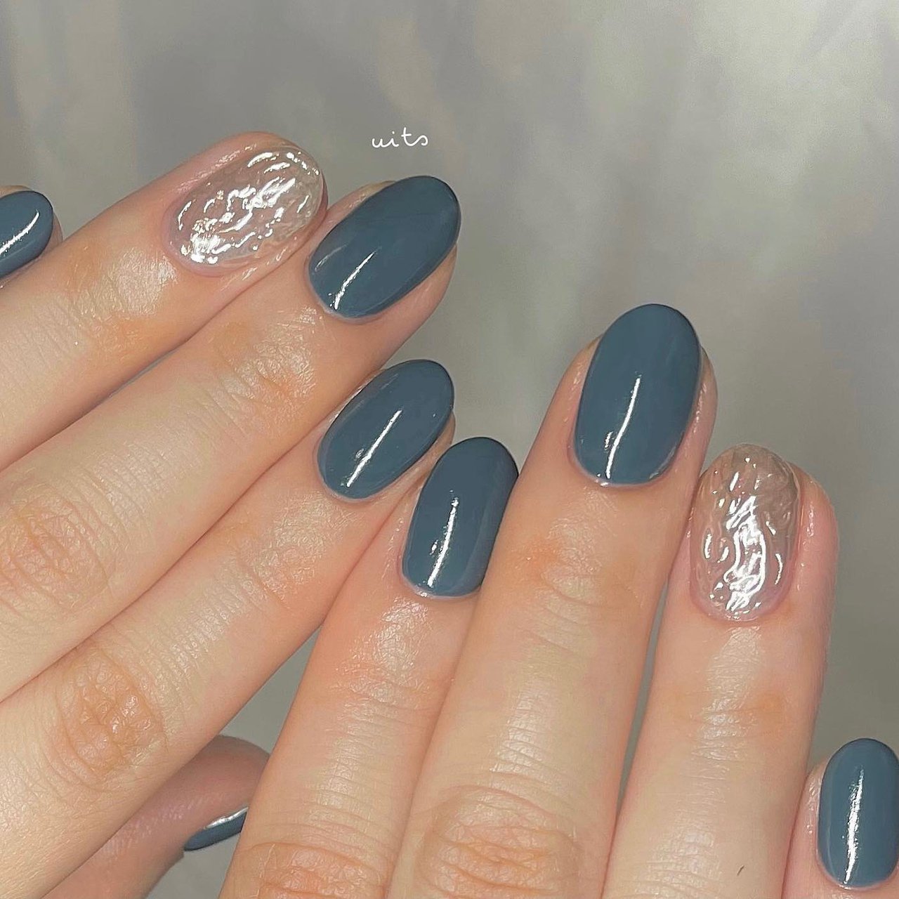 秋 オールシーズン オフィス デート ハンド Uits 自由が丘ネイルサロン ユーイッツのネイルデザイン No ネイルブック