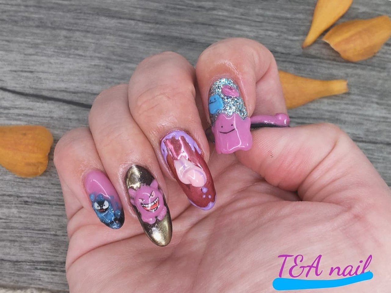 オールシーズン バレンタイン ハロウィン オフィス ハンド T A Nailのネイルデザイン No ネイルブック