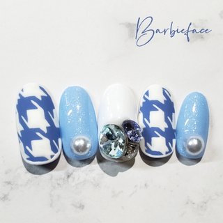 千鳥柄 千鳥格子 のネイルデザイン ネイルブック