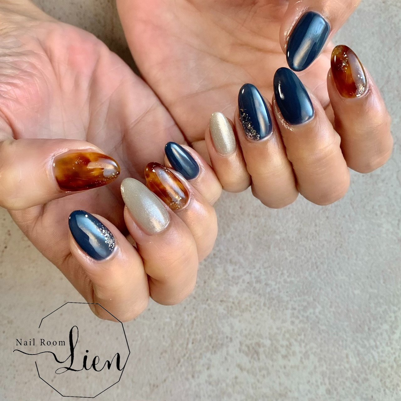 秋 冬 デート 女子会 ハンド ネイルルーム リアンのネイルデザイン No ネイルブック