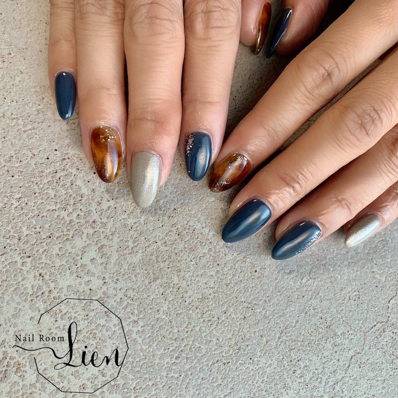 秋 冬 デート 女子会 ハンド ネイルルーム リアンのネイルデザイン No ネイルブック