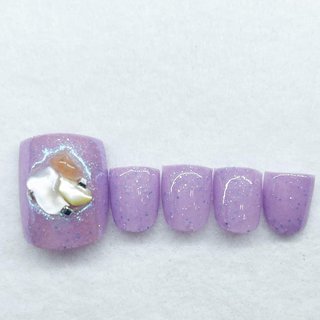 パープル パステルのネイルデザイン ネイルブック
