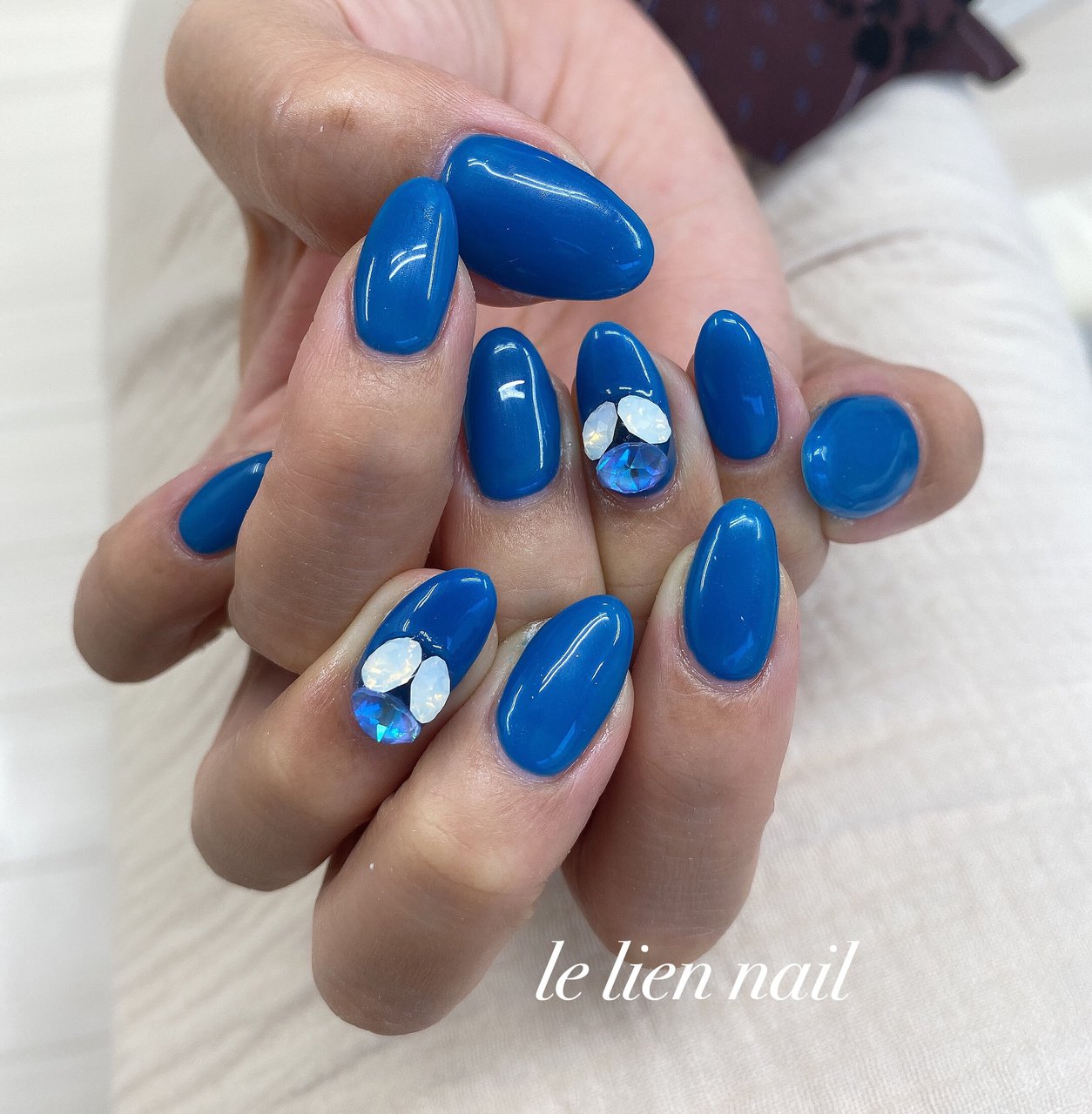 オールシーズン ライブ ハンド シンプル ワンカラー Le Lien Nailのネイルデザイン No ネイルブック