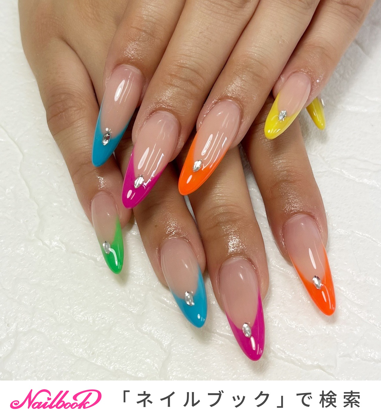 colorful ネイルチップ専門 ページ 夏/ハンド/フレンチ/ロング/カラフル - Nail Salon 0 Color🍀のネイル