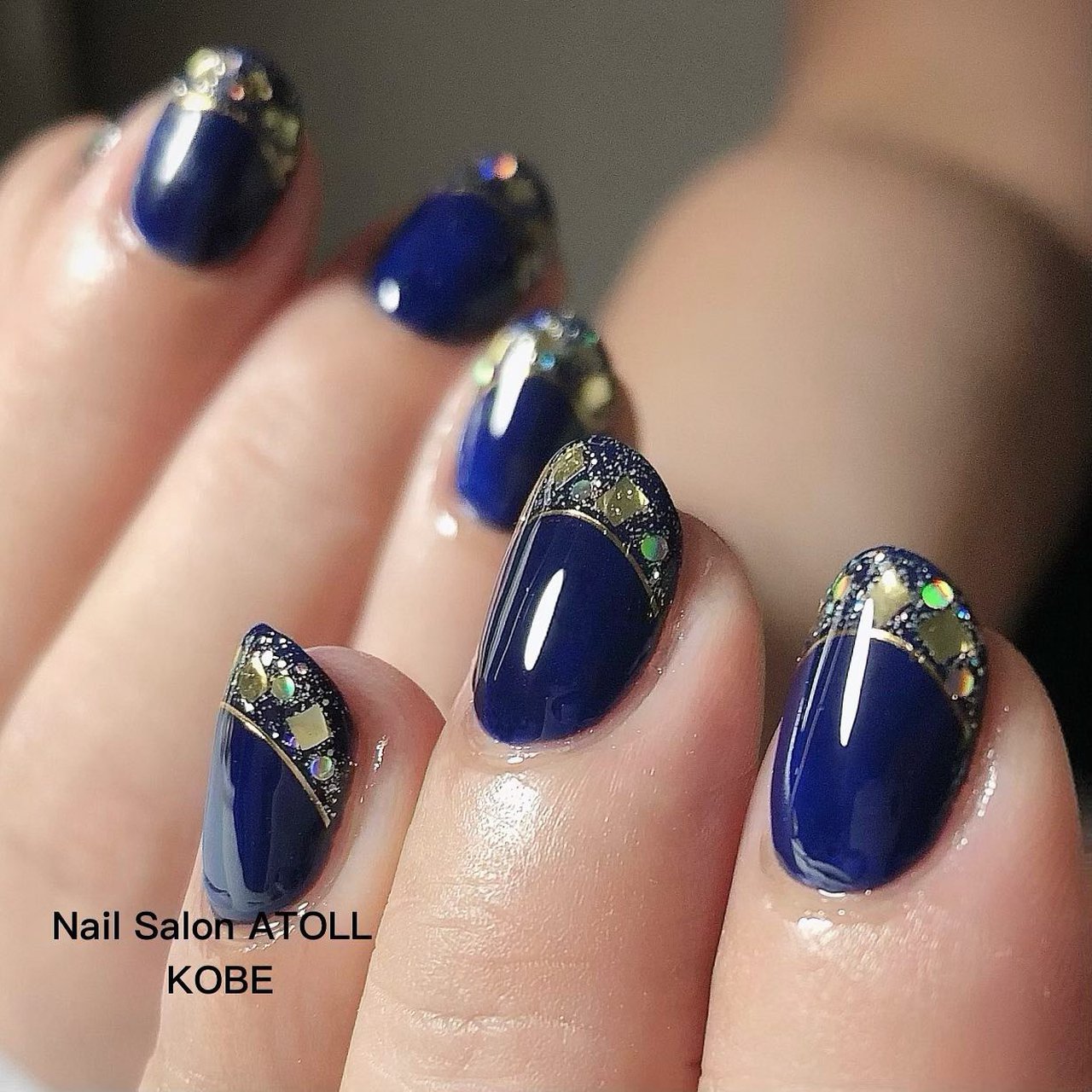 オールシーズン オフィス デート 女子会 ハンド アトール 神戸六甲のネイルデザイン No ネイルブック