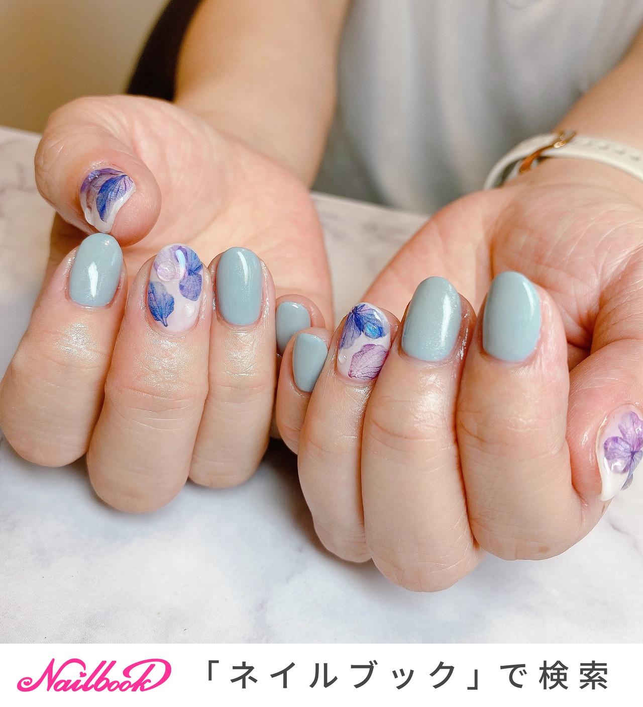 しずくネイルのネイルデザイン ネイルブック