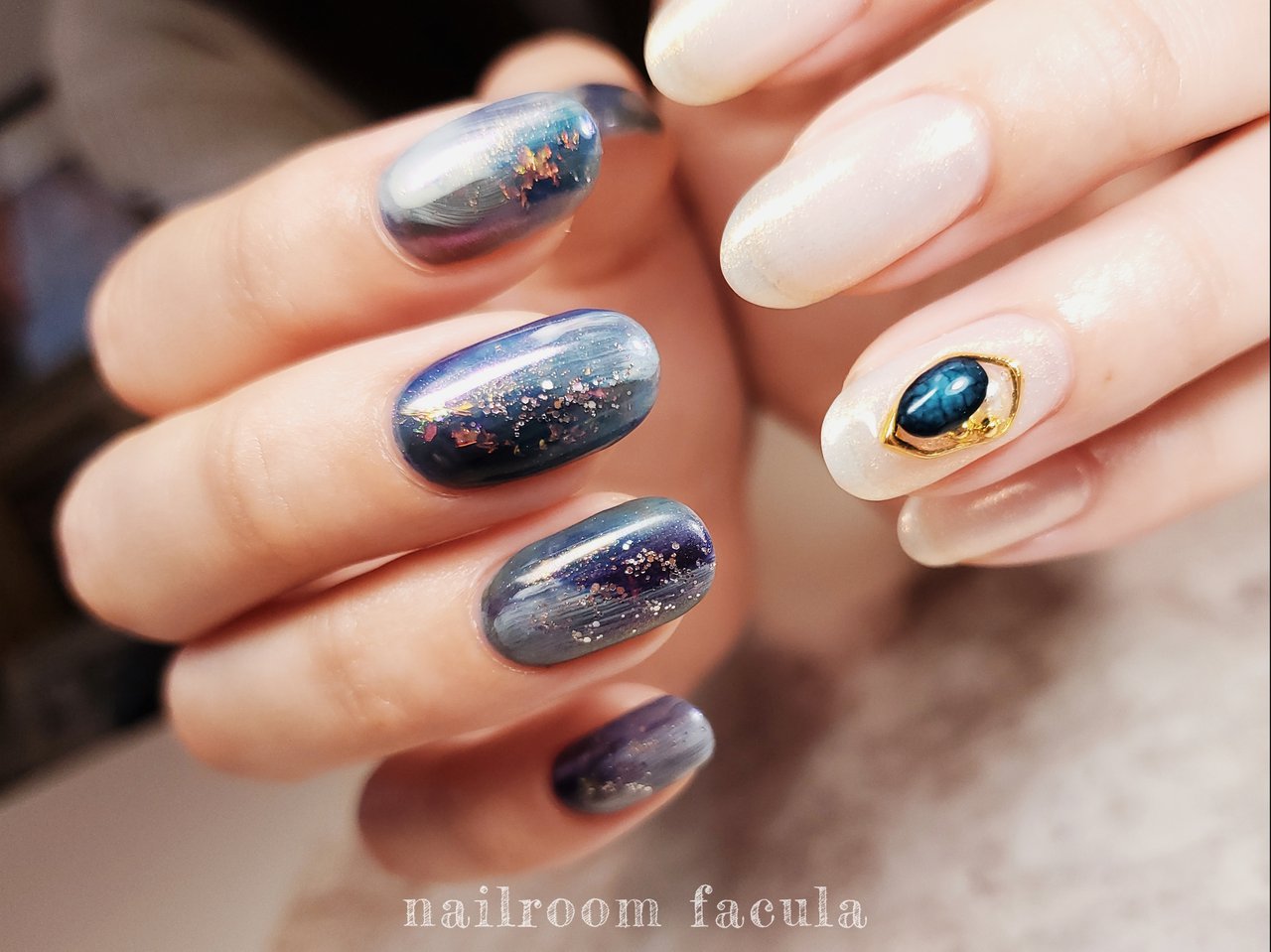 秋 冬 オールシーズン ハンド シンプル Nailroom Facula ネイルルームファキュラ のネイルデザイン No ネイル ブック