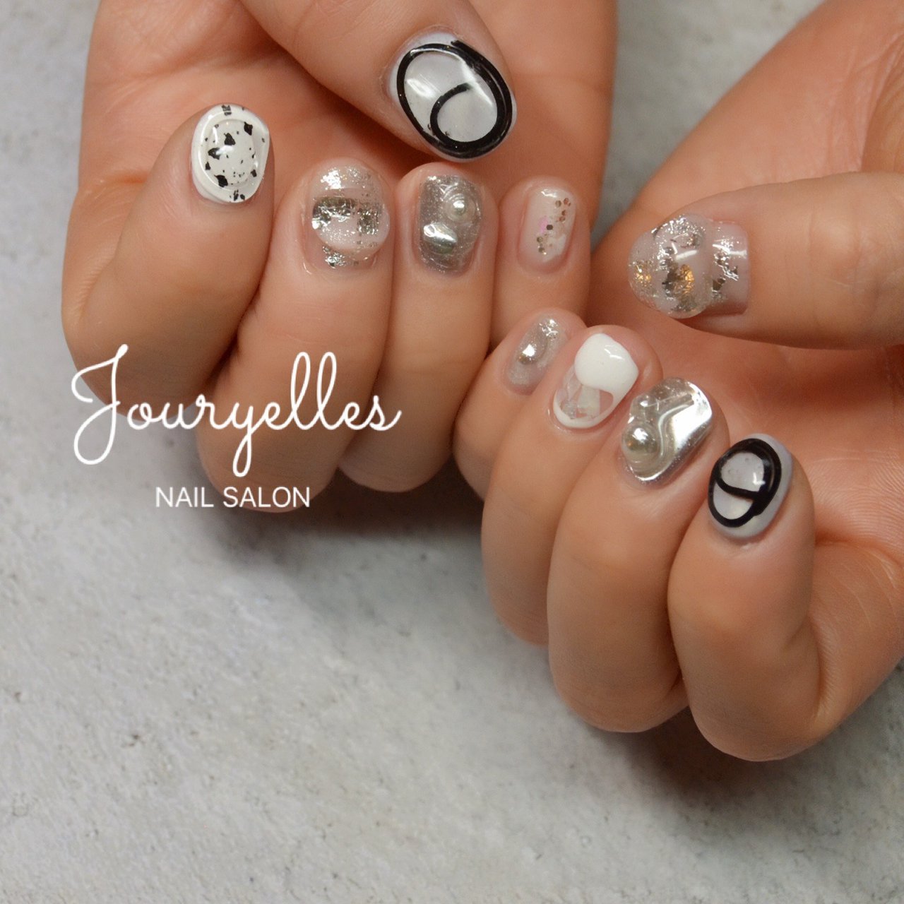 オールシーズン ハンド デコ ミラー ワイヤー Jouryellesのネイルデザイン No ネイルブック