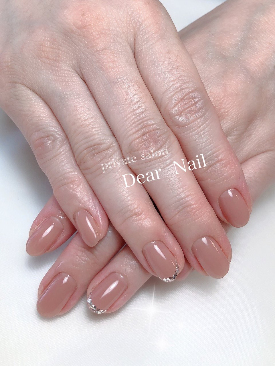 オールシーズン オフィス ハンド ラメ ワンカラー Dearnail39のネイルデザイン No ネイルブック