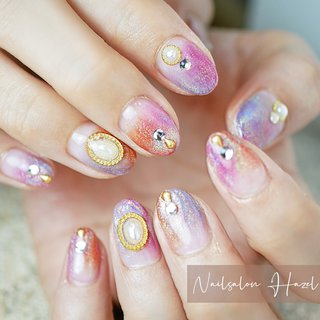 ユニコーン カラフルのネイルデザイン ネイルブック