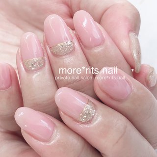 ピンク ラインのネイルデザイン ネイルブック