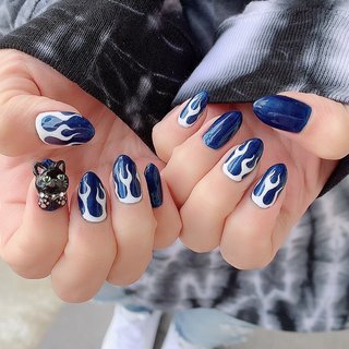 人気順 炎ネイルのネイルデザイン 6ページ目 ネイルブック