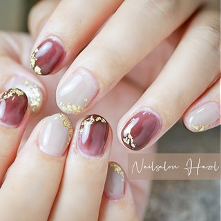 葡萄色のネイルデザイン ネイルブック