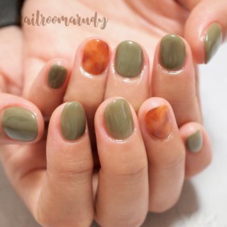 カーキのネイルデザイン ネイルブック