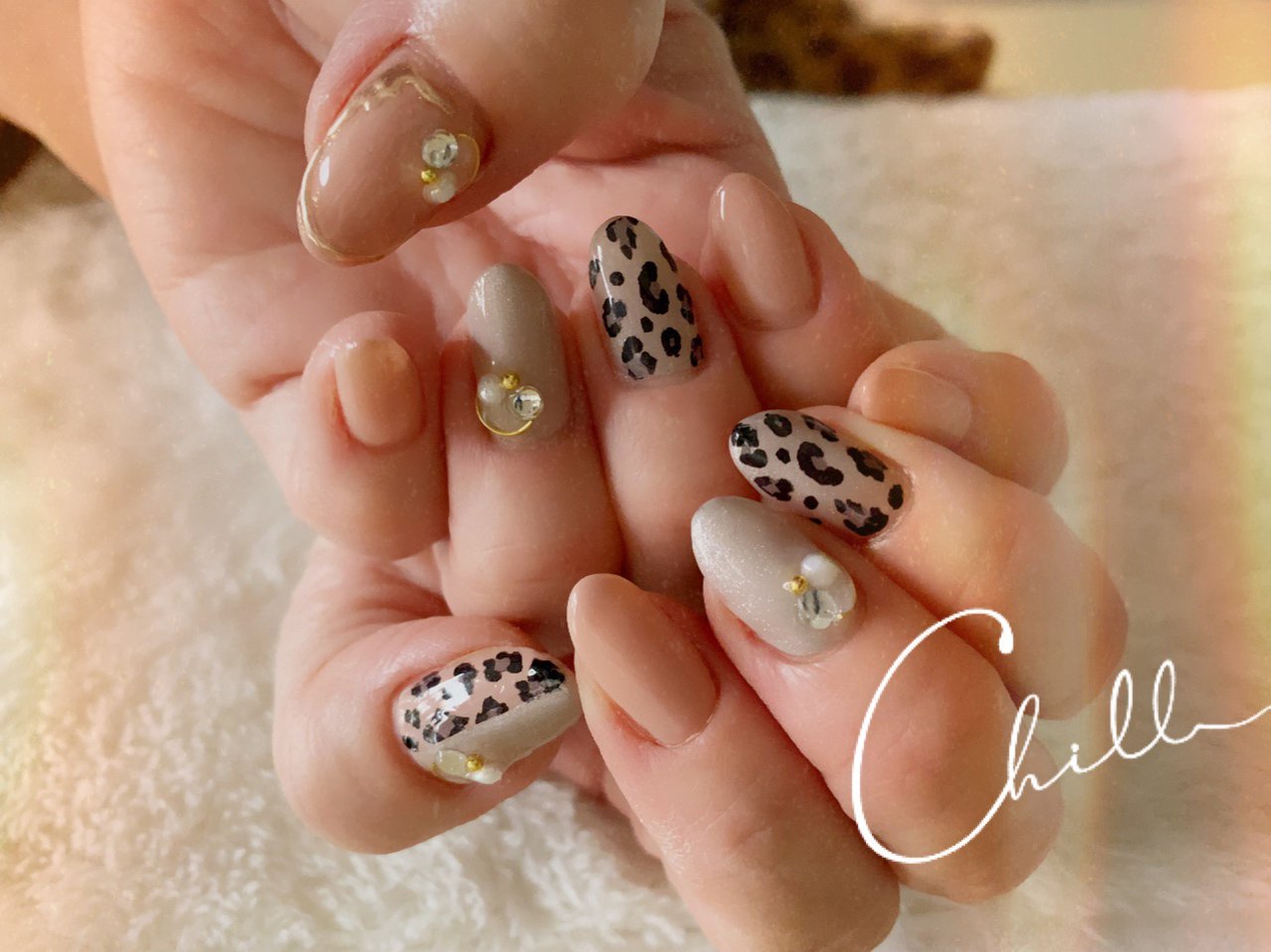 秋 冬 ハンド アニマル柄 アイシング Kun Kunのネイルデザイン No ネイルブック