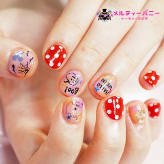 ミニーちゃんのネイルデザイン ネイルブック