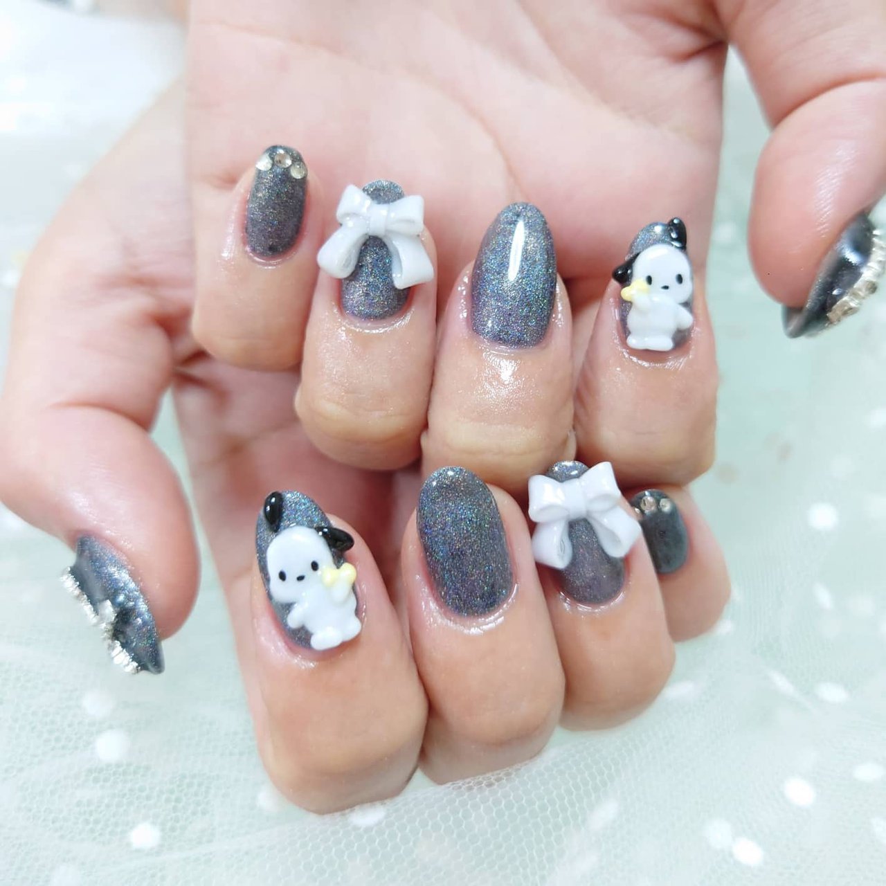 冬 オールシーズン ライブ 女子会 ハンド いろはねいる Asakiのネイルデザイン No ネイルブック