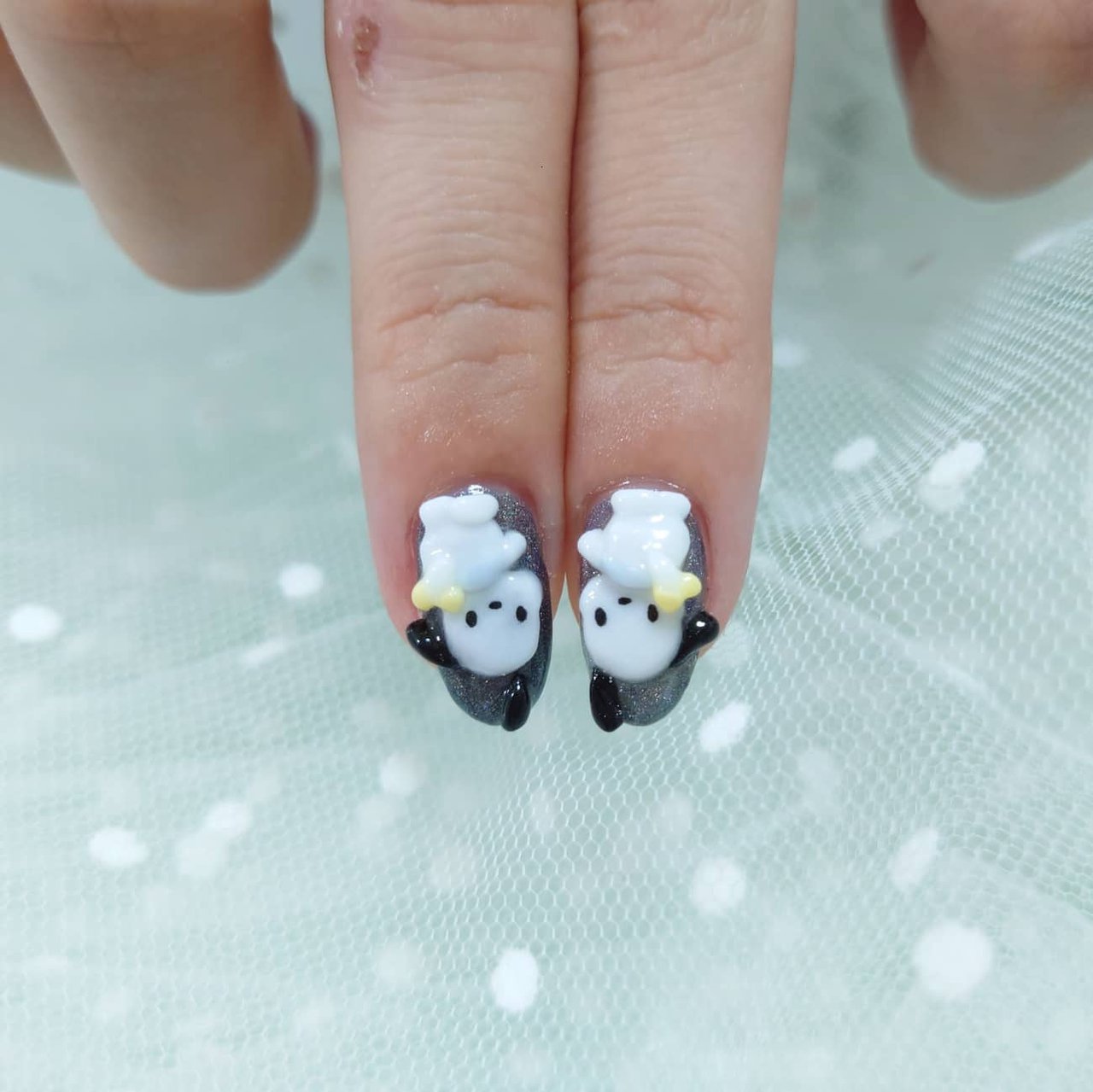 冬 オールシーズン ライブ 女子会 ハンド いろはねいる Asakiのネイルデザイン No ネイルブック