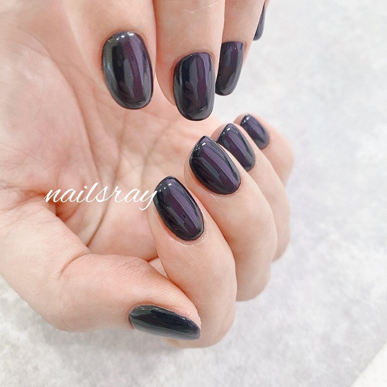 オールシーズン ハンド シンプル ワンカラー ショート Nailsray ネイルズレイ のネイルデザイン No ネイルブック