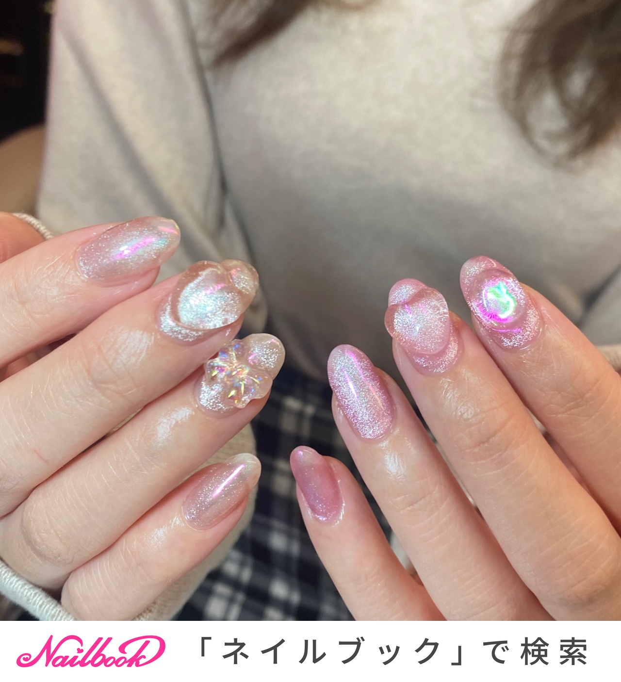 春/夏/秋/冬/ラメ - muumuu_nailのネイルデザイン[No.6776235
