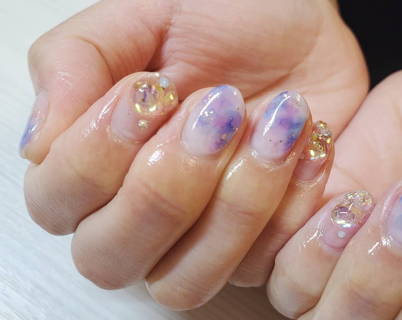 夏 冬 梅雨 パーティー ハンド Nail Kitchen Momo Hal のネイルデザイン No ネイルブック