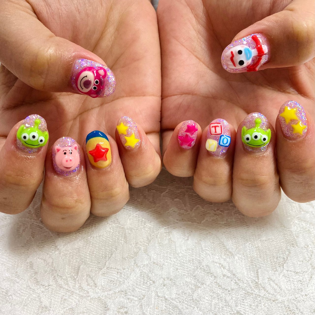 ハンド 痛ネイル キャラクター 3d Moco Nailのネイルデザイン No ネイルブック