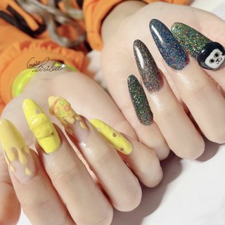 ロングスカルプのネイルデザイン ネイルブック