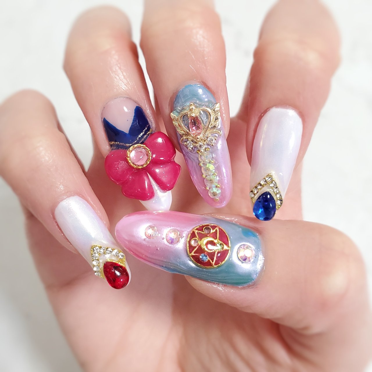 キャラクター/3D/リボン/セルフネイル - nailsalon_nailoのネイル