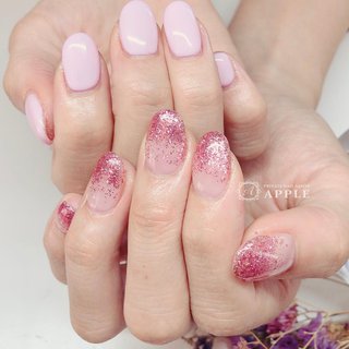 ミルキーピンクのネイルデザイン ネイルブック