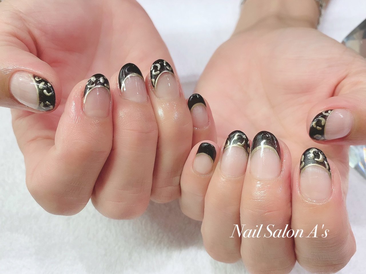 秋 冬 ハロウィン クリスマス フレンチ Nail A Sのネイルデザイン No ネイルブック
