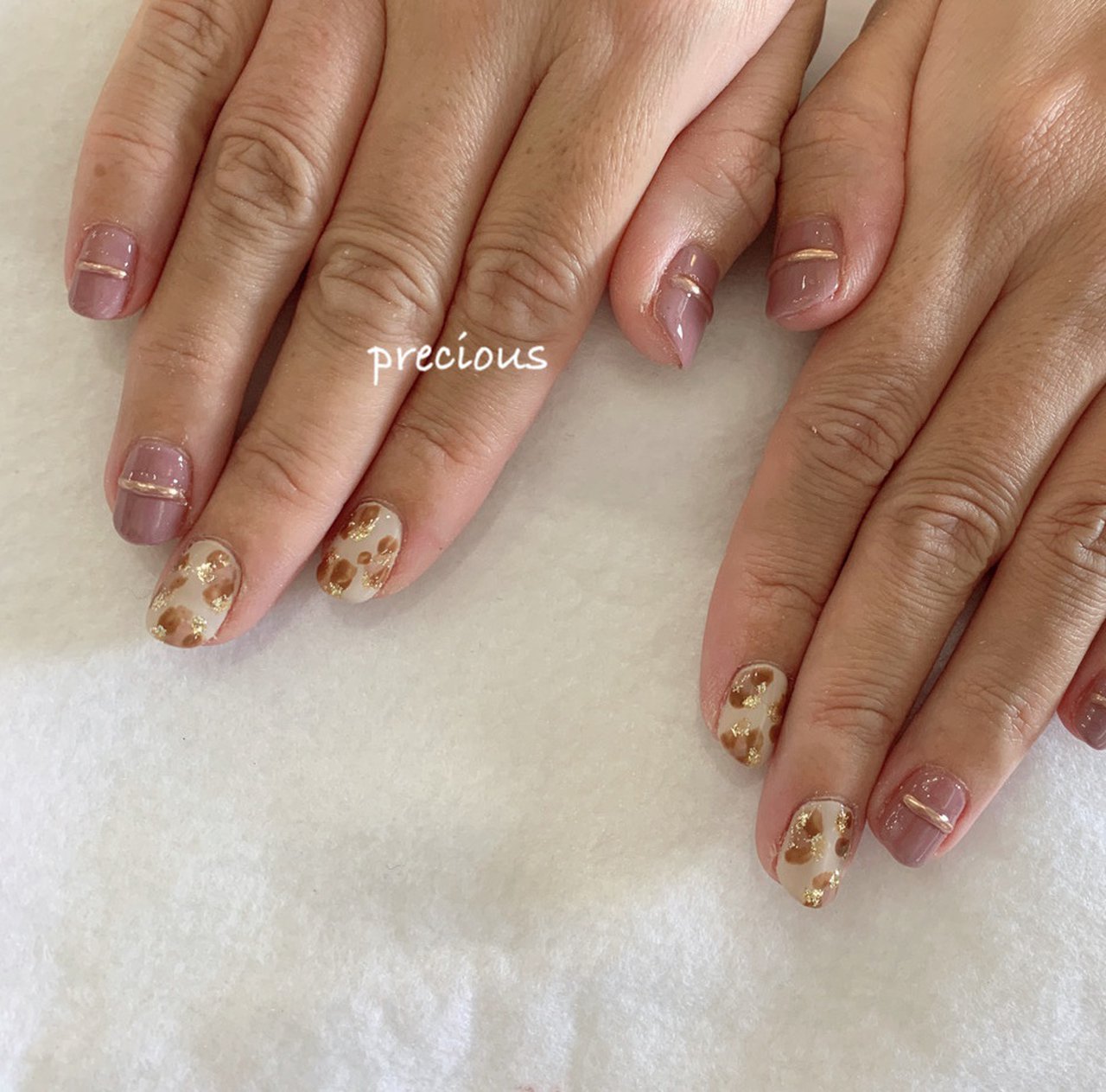 秋 冬 オールシーズン ハンド アニマル柄 ネイルズプレシャス 沖縄のネイルデザイン No ネイルブック