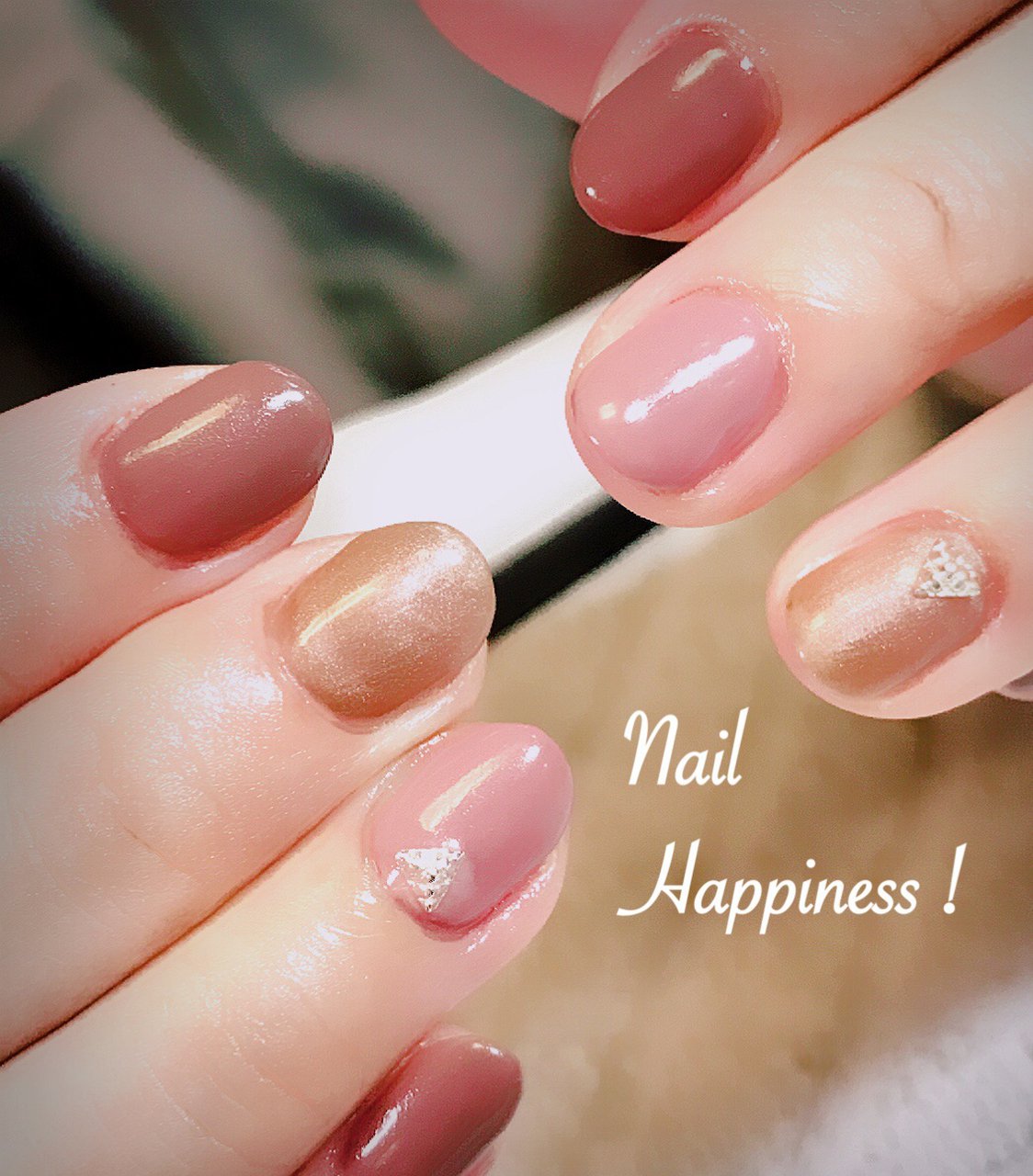 秋 オールシーズン シンプル ワンカラー ブラウン Nail Happiness ネイルハピネス ささきまきのネイル デザイン No ネイルブック