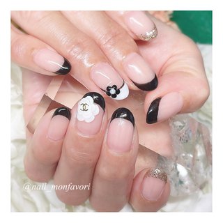 22年 新着順 シャネル風ネイルのネイルデザイン 2ページ目 ネイルブック