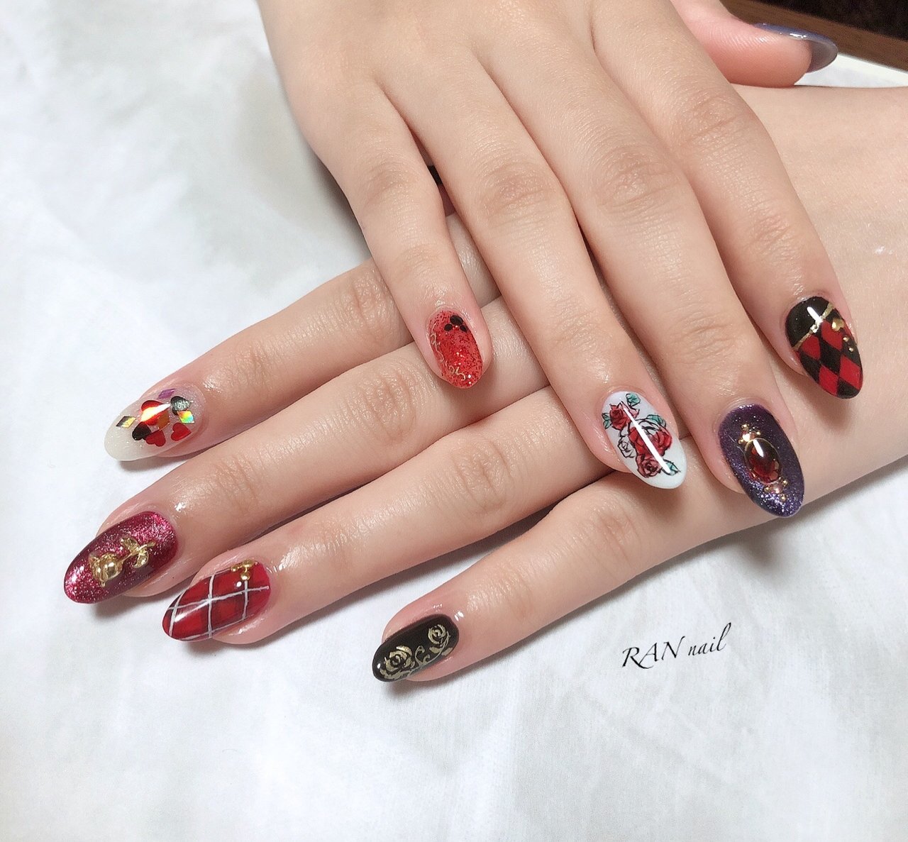 オールシーズン 成人式 オフィス ブライダル ハンド Ran のネイルデザイン No ネイルブック