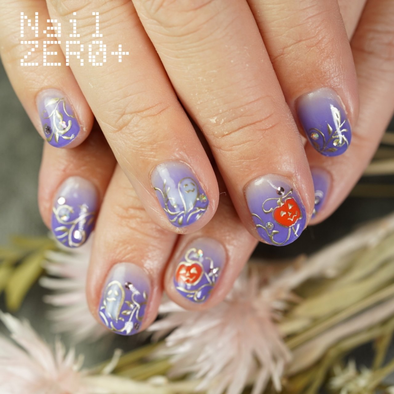 秋 ハロウィン パーティー 女子会 ハンド 塩見隼人 池袋 ネイルゼロプラスのネイルデザイン No ネイルブック