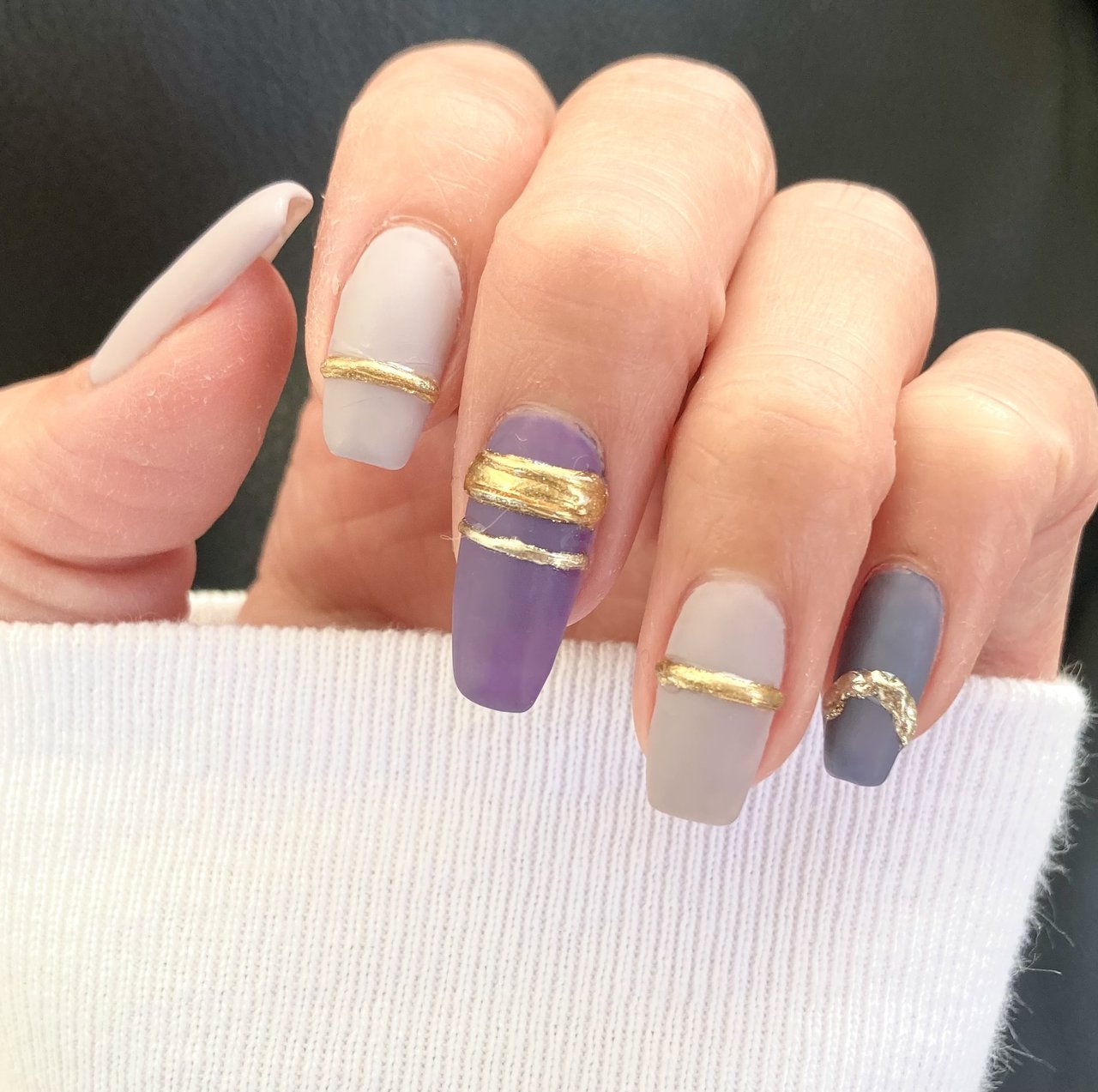 シンプル ワンカラー マット ジェルネイル セルフネイル S Y R Nailのネイルデザイン No ネイルブック