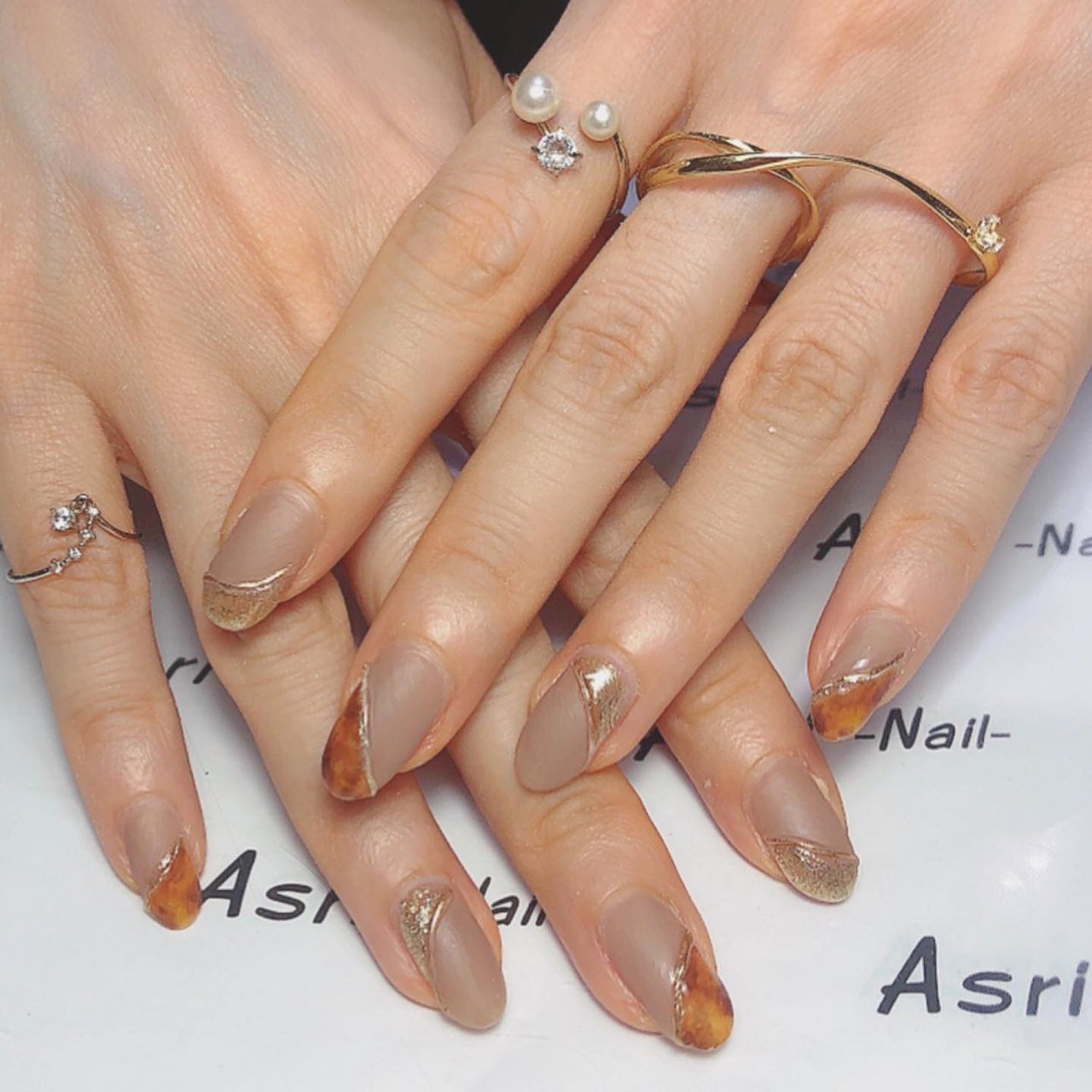 秋 冬 オールシーズン ハンド アニマル柄 Makiのネイルデザイン No ネイルブック