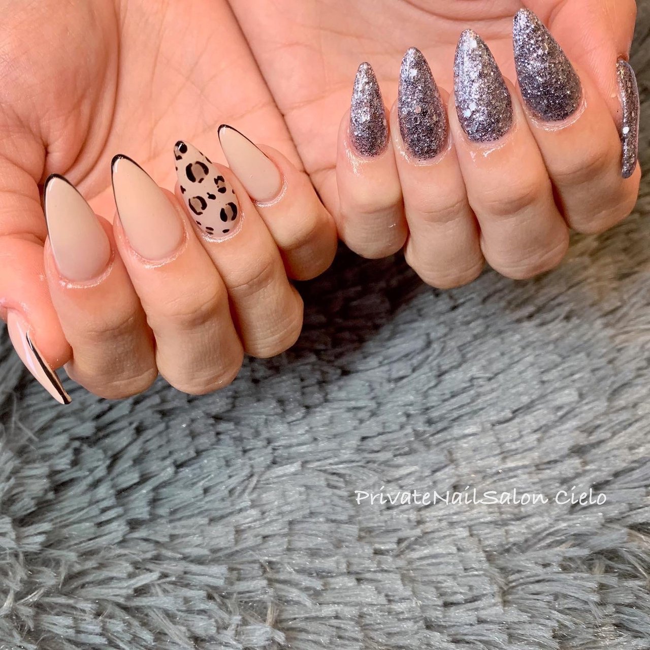 秋 冬 オールシーズン ハンド フレンチ Nailsalon Cieloのネイルデザイン No ネイルブック