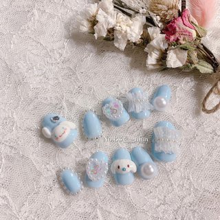 シナモロールのネイルデザイン ネイルブック