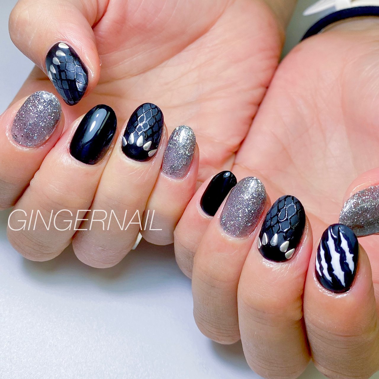 オールシーズン ライブ スポーツ ハロウィン ハンド Ginger Nail 代々木 ジンジャーネイルのネイルデザイン No ネイルブック