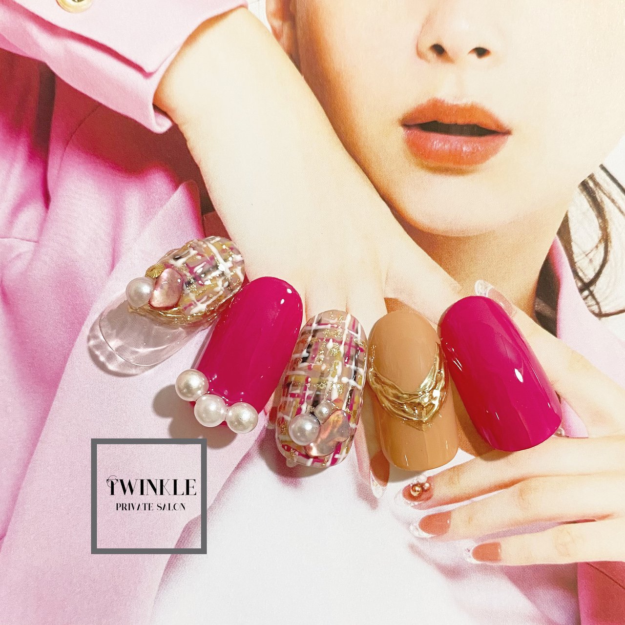 冬 旅行 デート 女子会 ハンド Nail Salon Twinkleのネイルデザイン No ネイルブック