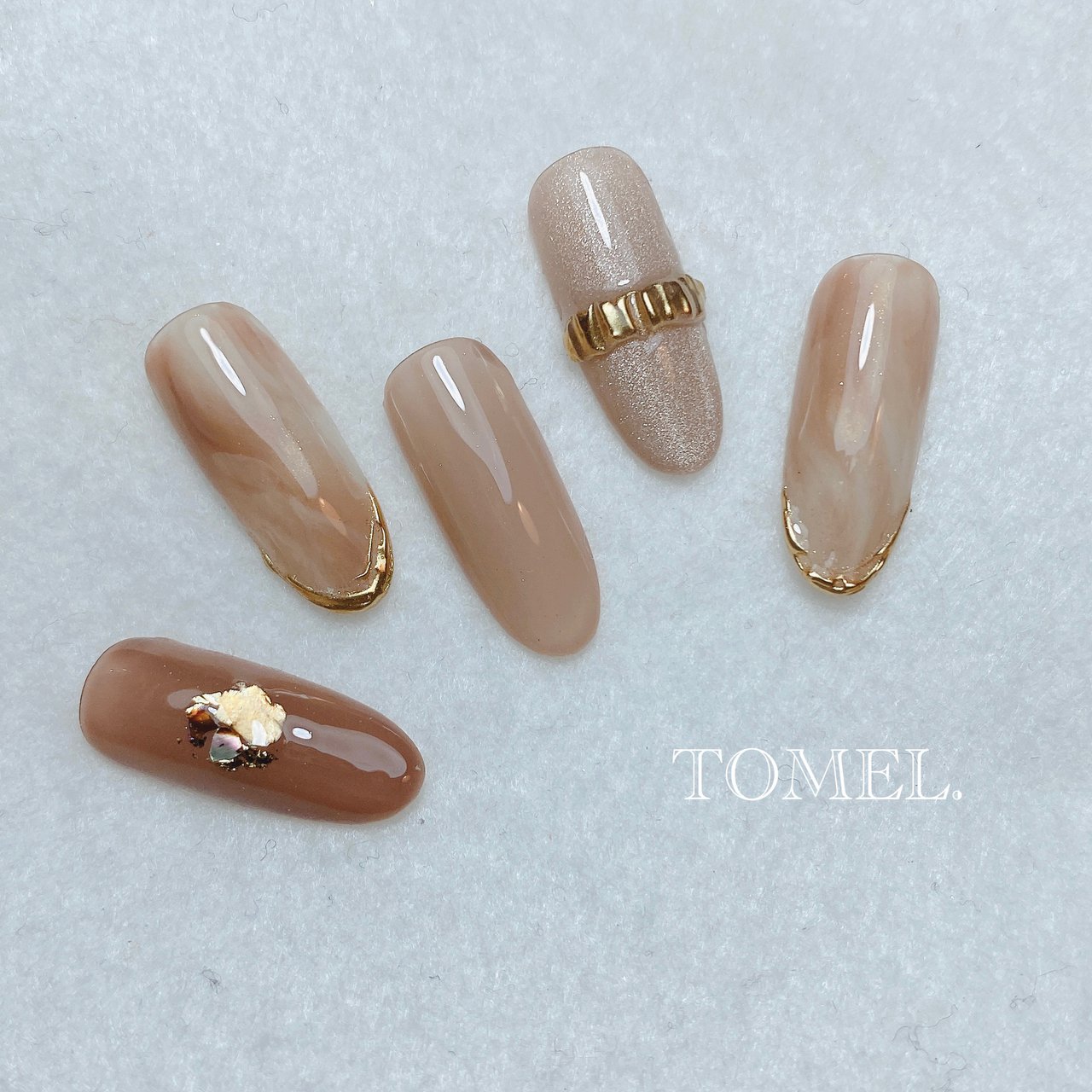秋 冬 旅行 女子会 ハンド プライベートネイルサロン Tomel トメルのネイルデザイン No ネイルブック