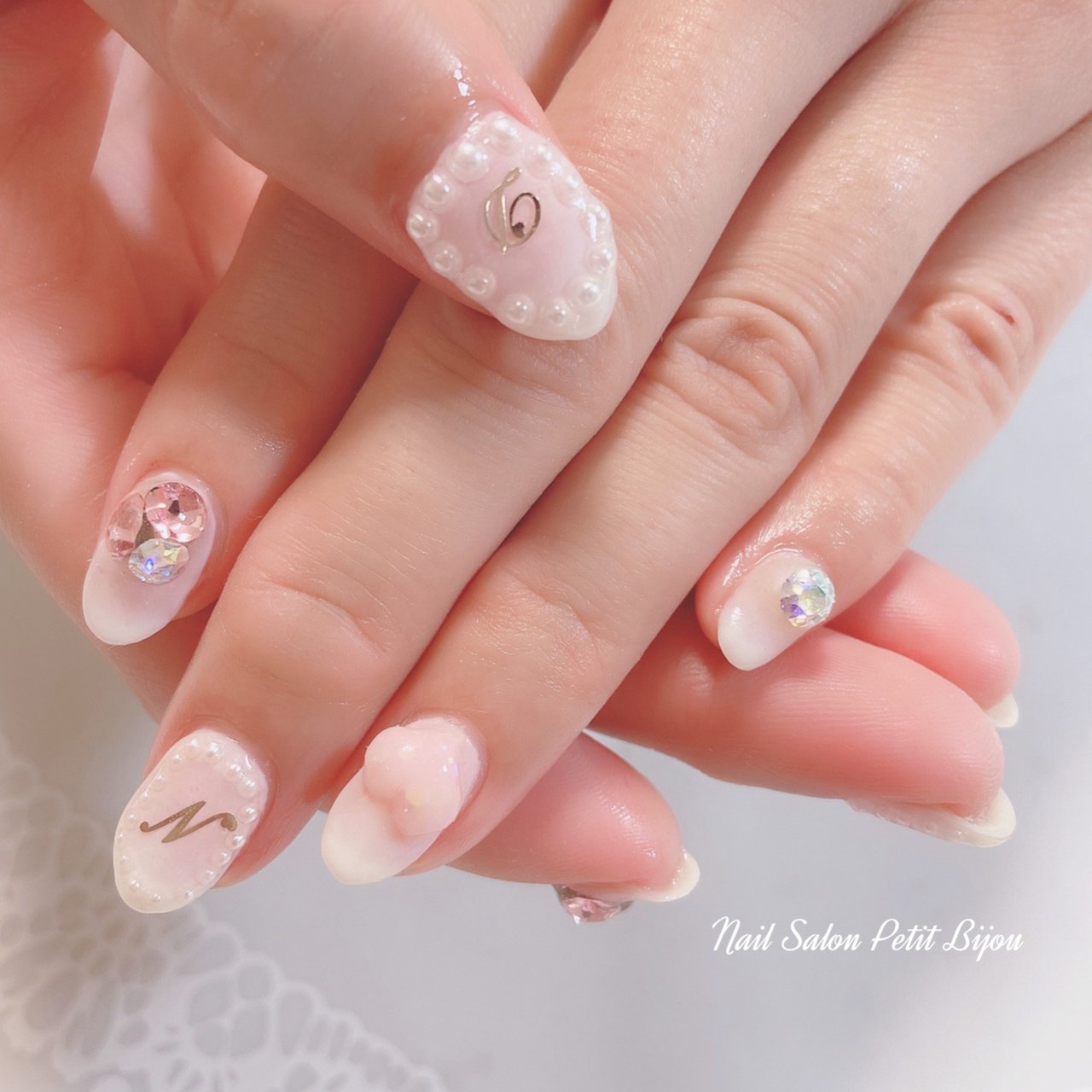 オールシーズン バレンタイン クリスマス デート ハンド Nail Salon Petit Bijouのネイルデザイン No ネイルブック